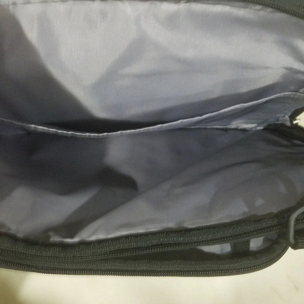 Black Travel soft‎ Laptop Messenger Bag TUARI Briefcase Shoulder Strap Padded